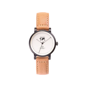 Buy woman's elegant business watches online shipping worldwide / Watch THE JUNE PETITE CLASSIC - BLACK / CREAM - maison-inland / versatile - carefully designed watch shop online quality classical elegant stylish resistant wristwatches / urban high quality watches great Northern design