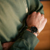 THE JUNE PETITE WATCH - CHARCOAL / OLIVE GREY - 34 MM