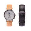 Buy casual design watches online shipping worldwide / Watch THE AUGUST - GREY / GREY - maison-inland  goes with all - best designed watch shop online quality classical elegant stylish resistant wristwatches / made in Canada