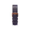 Buy design watches online / Watch BELT 20 MM - NAVY COLOUR ITALIAN LEATHER - maison-inland - perfectly designed elegant resistant sportive business watches online.