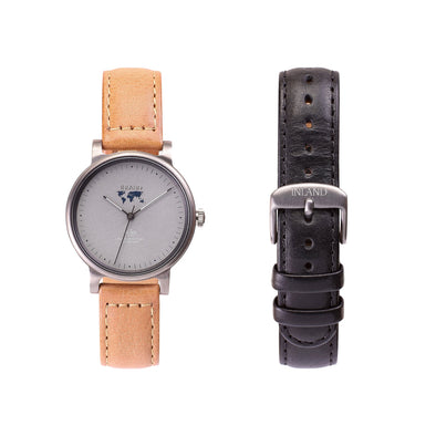 Purchase carefully designed women wristwatches online worldwide shipping / Watch  THE JUNE PETITE - GREY / GREY - maison-inland  / versatile - carefully designed watch shop online quality classical elegant stylish resistant wristwatches / elegant high quality watches great Canadian style