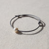 Leather & Pearl bracelet