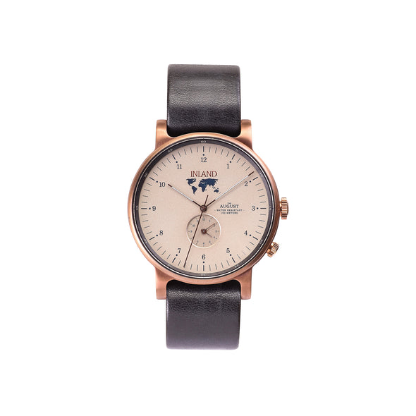 THE AUGUST WATCH - COPPER / SAND - 41 MM