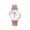 MONTRE AUGUST - OR ROSE / BLANC - 41 MM