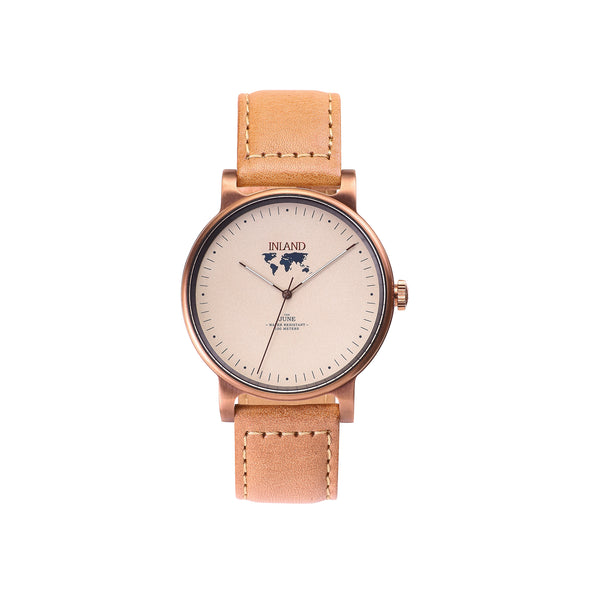 THE JUNE WATCH - COPPER / SAND - 41 MM