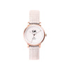 THE JUNE PETITE WATCH - ROSE GOLD / WHITE - 34 MM