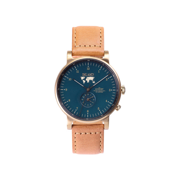 Buy classy watches online shipping worldwide / Watch THE AUGUST - ANTIQUE GOLD / CREAM - maison-inland - top quality watches store online