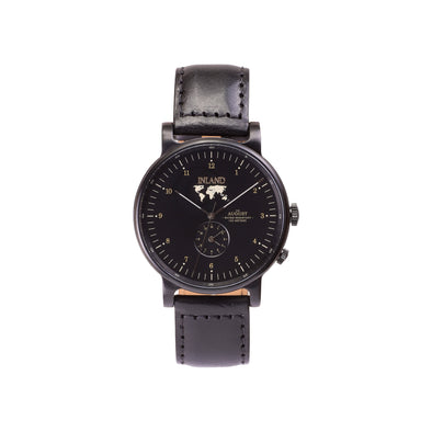 Buy classic design watches online shipping worldwide / Watch THE AUGUST - BLACK / BLACK - maison-inland - - maison-inland / goes with all - best designed watch shop online quality durable wristwatches / made in Canada
