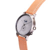 Buy casual grey orange design watches online shipping worldwide / Watch THE AUGUST - GREY / GREY - maison-inland  goes with all - best designed watch shop online quality classical elegant stylish resistant wristwatches / made in Canada