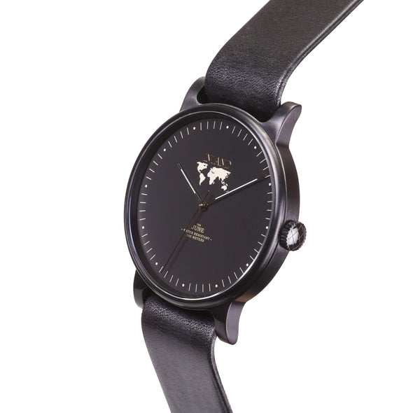 Buy beautiful & stylish women's watches online shipping worldwide / Watch THE JUNE - BLACK in BLACK - maison-inland / goes with all - best designed watch shop online quality classical elegant stylish resistant wristwatches / top quality watches made in North America
